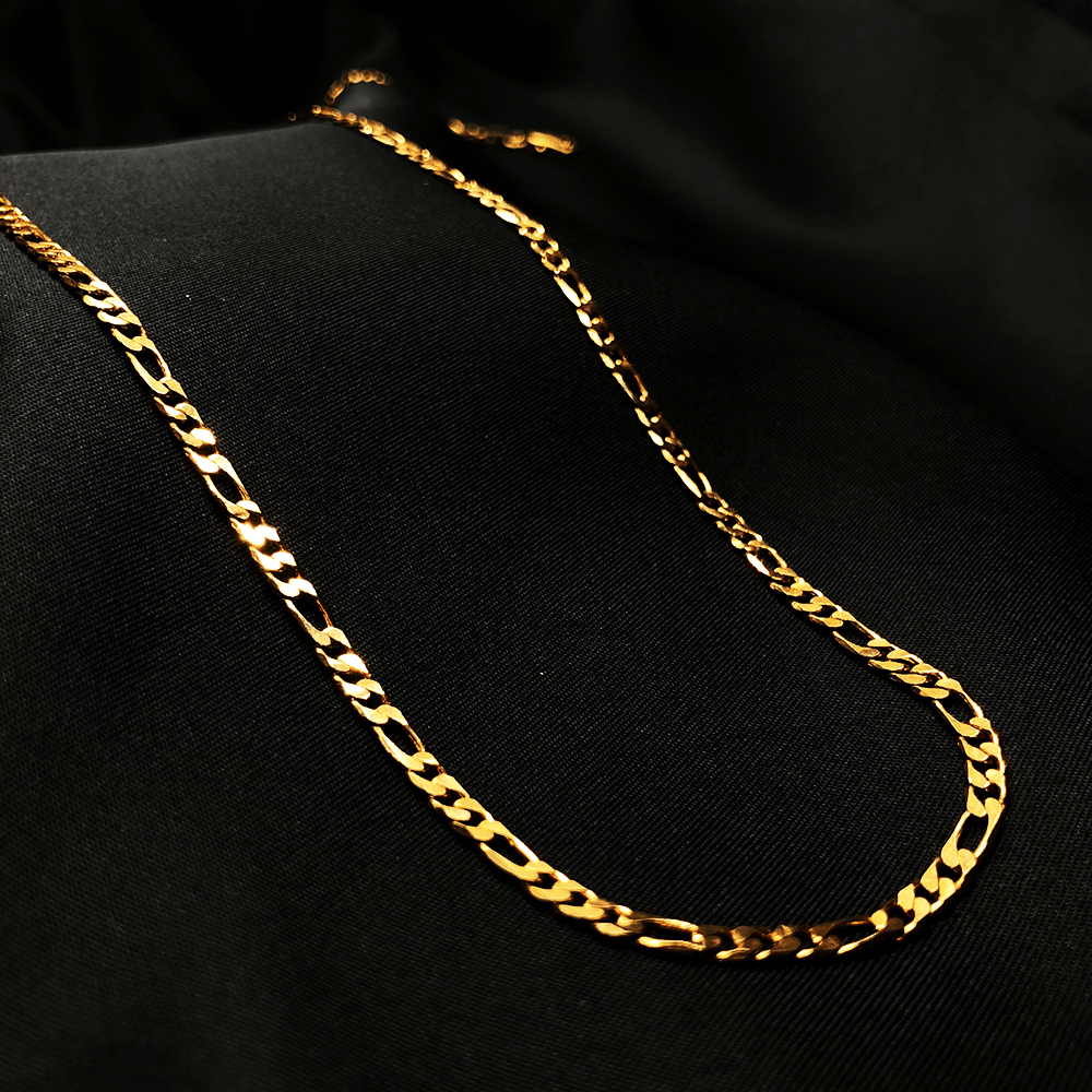 Gold Figaro Link Chain • Shia Bazar